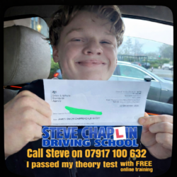 Well done to James Chippendale-Scott on passing his theory test at Chesterfield 👏 James Chippendale-Scott holding his theory test pass certificate after passing at Chesterfield.