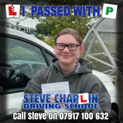 Congratulations to Sophie Chippendale-Scott on passing her driving test at Chilwell Test Centre! 🎉🚗 Sophie Chippendale-Scott holding her driving test pass certificate after automatic driving lessons in Codnor.